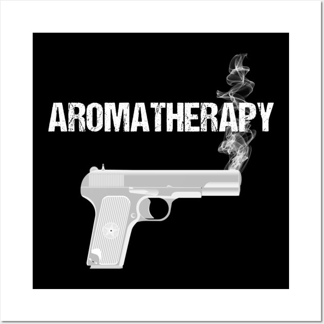 Aromatherapy (Gun) Wall Art by StillInBeta